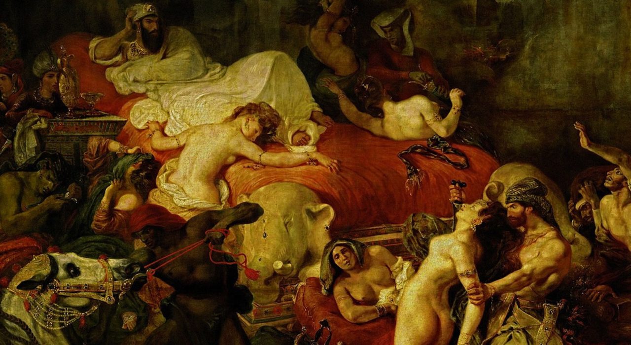 A Morte de Sardanapalus - Delacroix