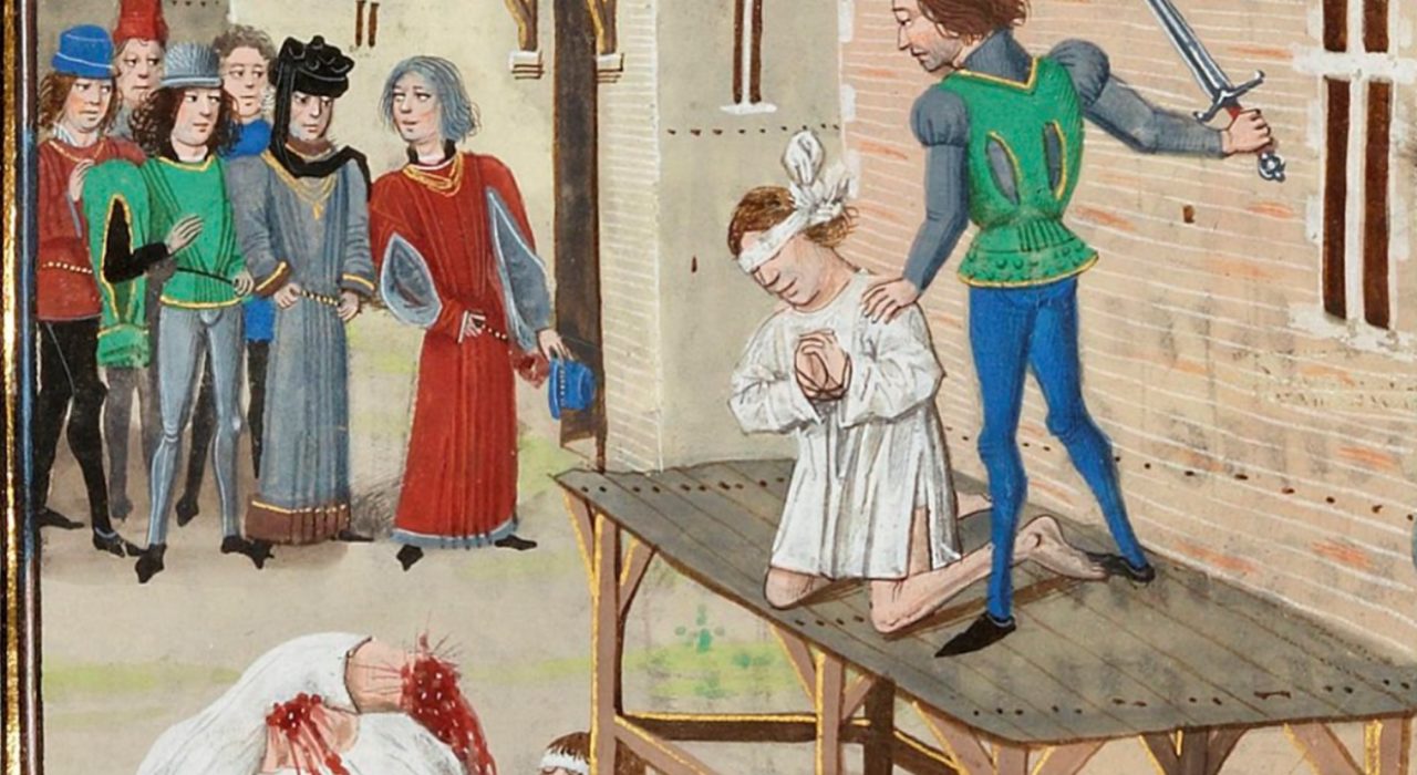 Imagem: Exécution d’Olivier de Clisson (1343)