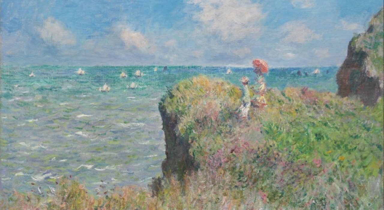 Imagem: Falésias de Pourville (Claude Monet, 1882)