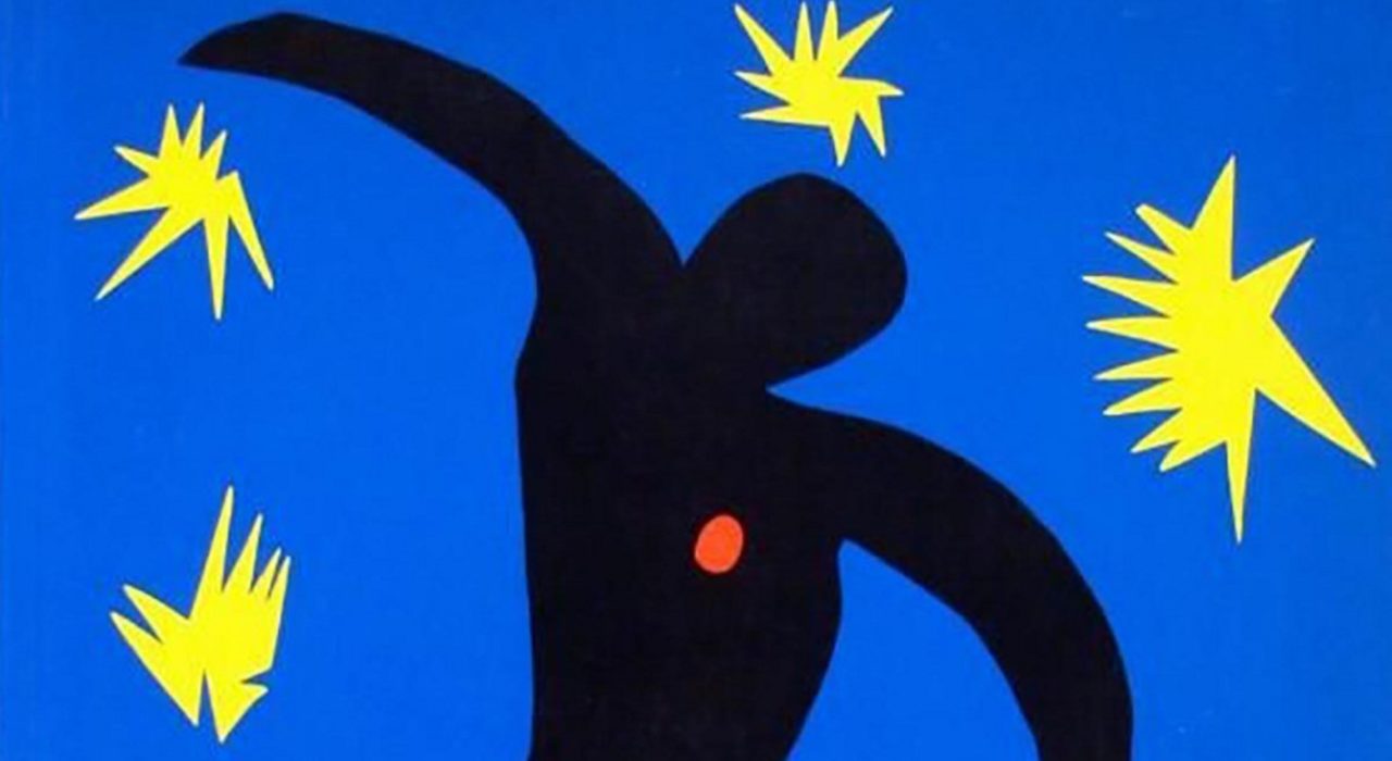 Imagem: Icarus from Jazz (Matisse, 1947, detalhe)