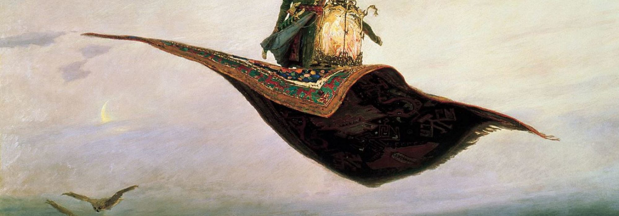 Imagem: Tapete Voador (Viktor Vasnetsov, 1880)