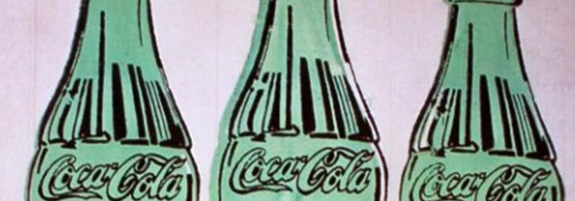 Imagem: 3 Coke Bottles (Andy Warhol, 1962, detalhe)