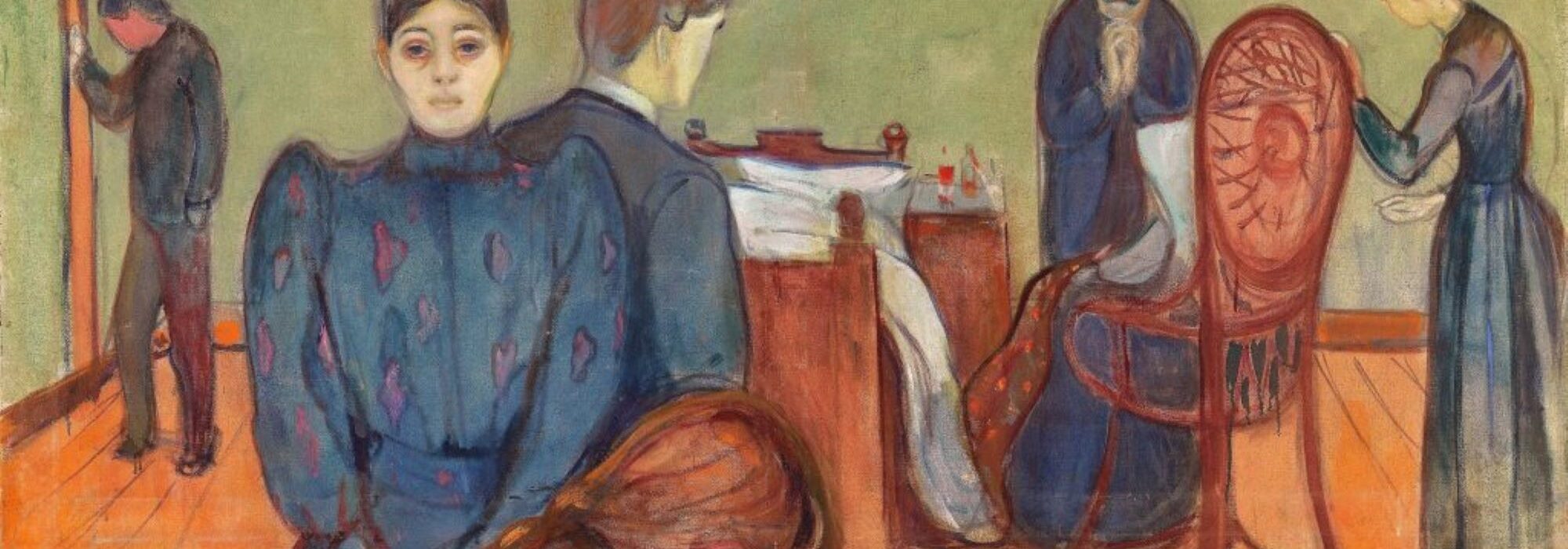 Imagem: Morte no Quarto do Paciente / Edvard Munch
