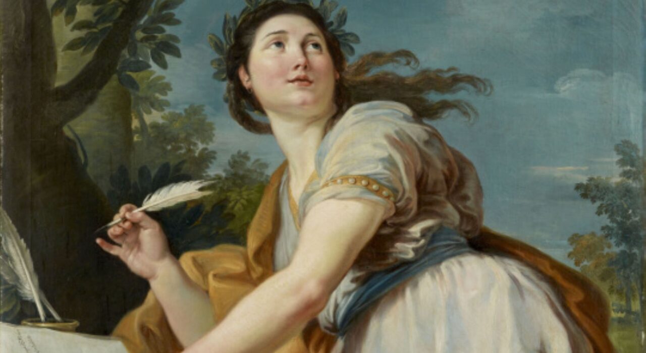 Imagem: Alegoria da poesia (Tommaso Maria Conca, sec. XIX)