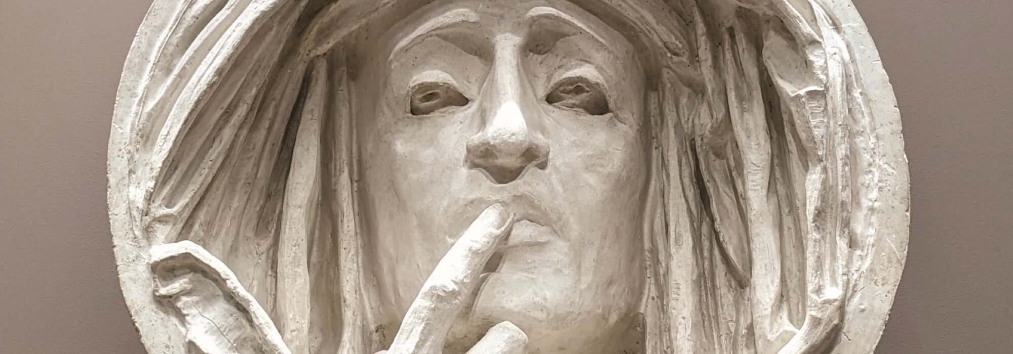 Imagem: O Silêncio (Auguste Préault, 1842)