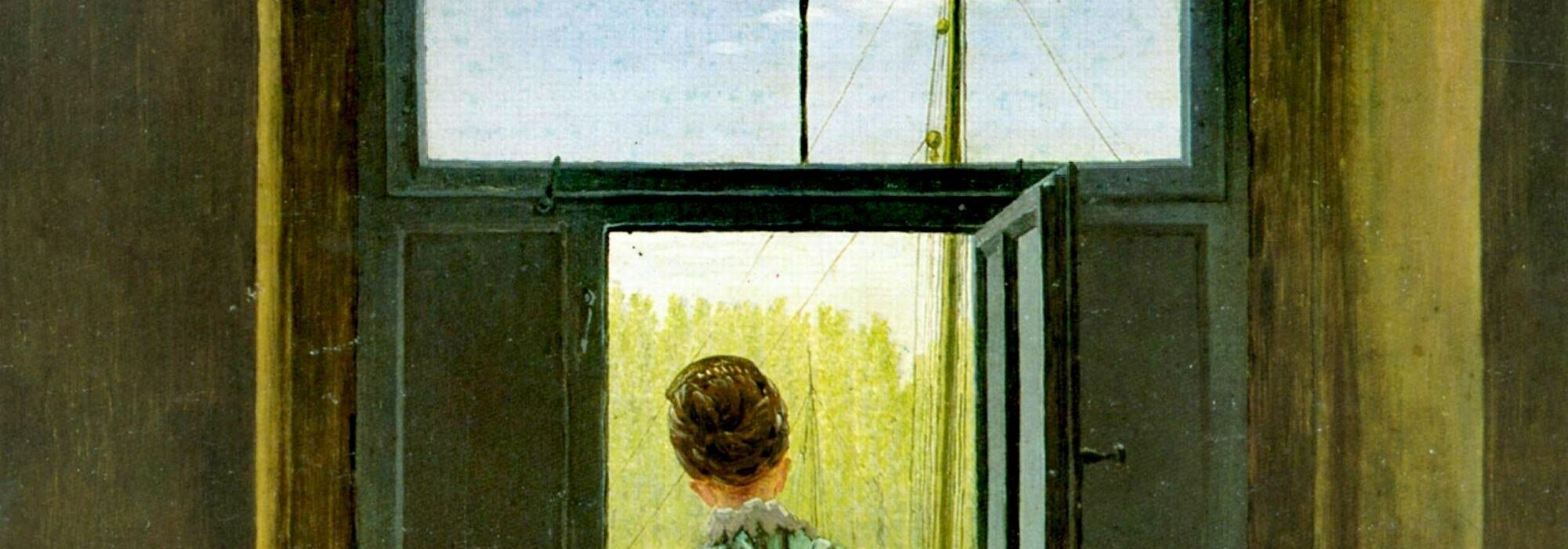 Imagem: Mulher na Janela (C.D. Friedrich, 1822)