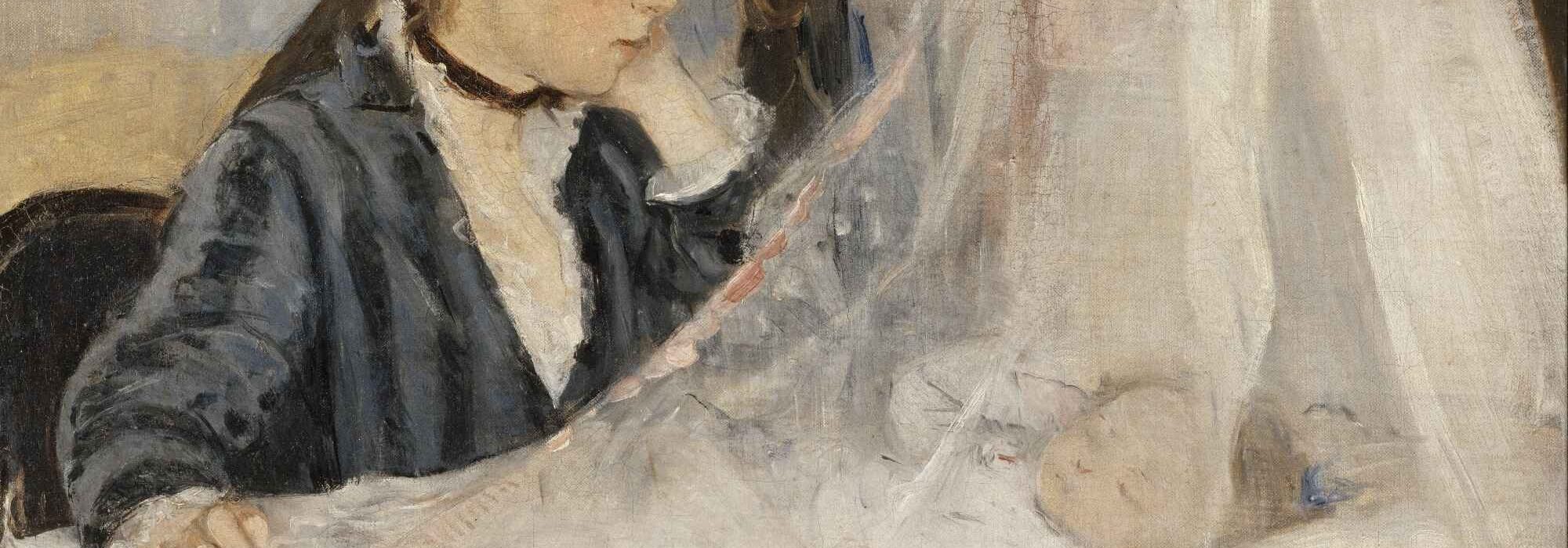 Imagem: O Berço (Berthe Morisot, 1872)