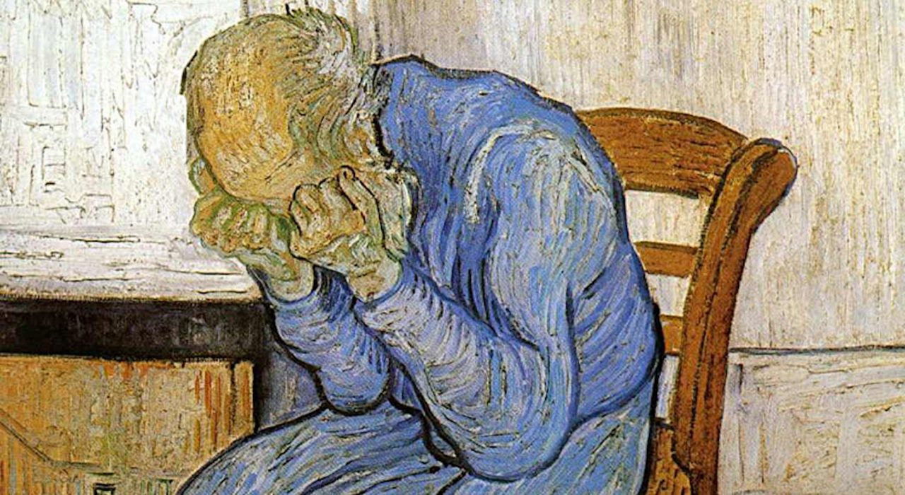 Homem Velho com Cabeça entre as Mãos – Vincent Van Gogh