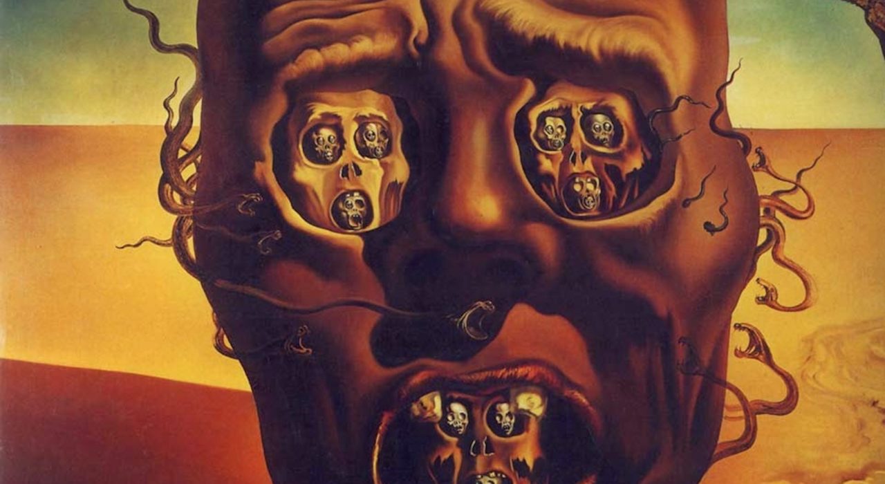 O Rosto da Guerra - Salvador Dalí