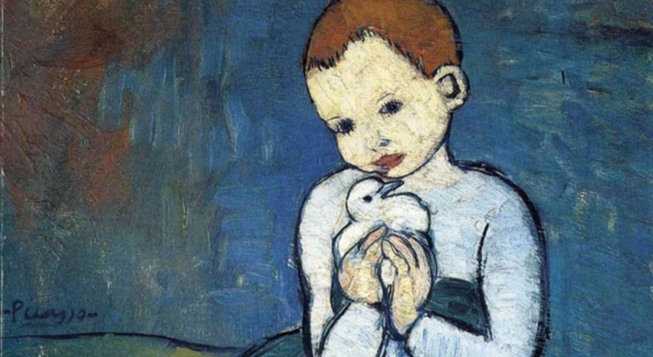 Imagem: Criança com Pomba (Picasso, detalhe)