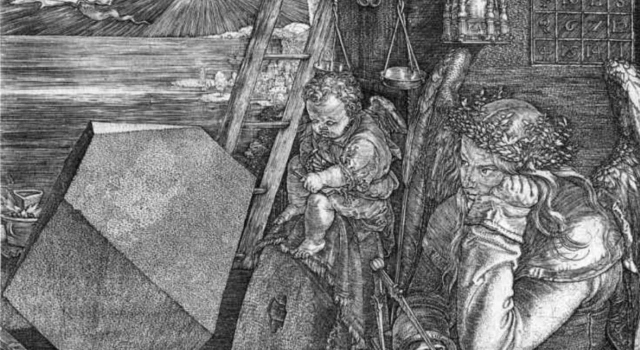 Imagem: Melancolia (Albrecht Dürer, 1514, detalhe)
