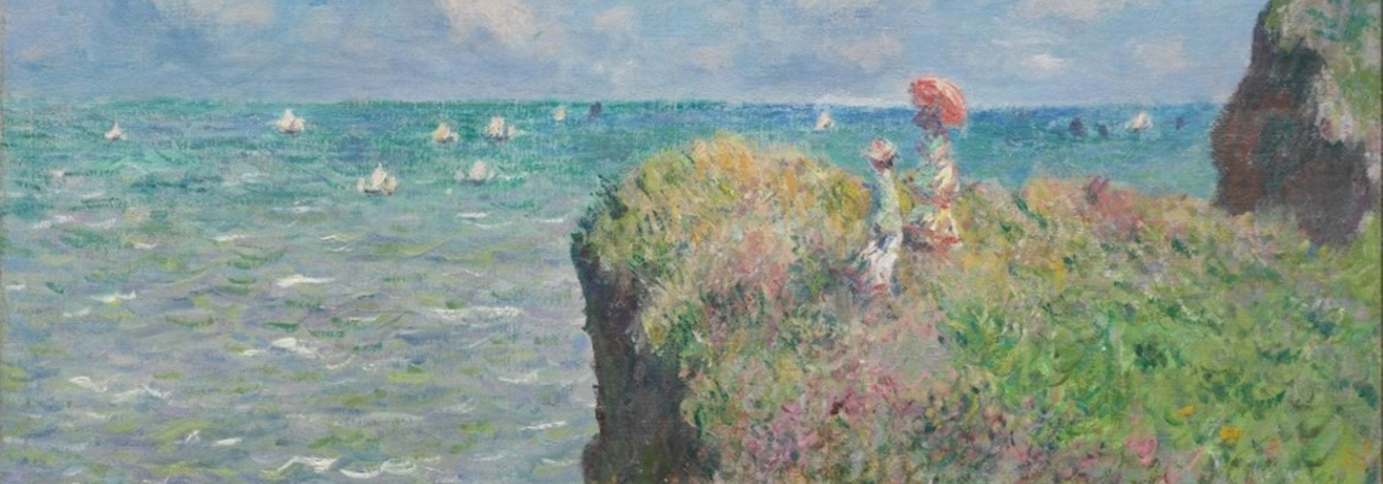 Imagem: Falésias de Pourville (Claude Monet, 1882)