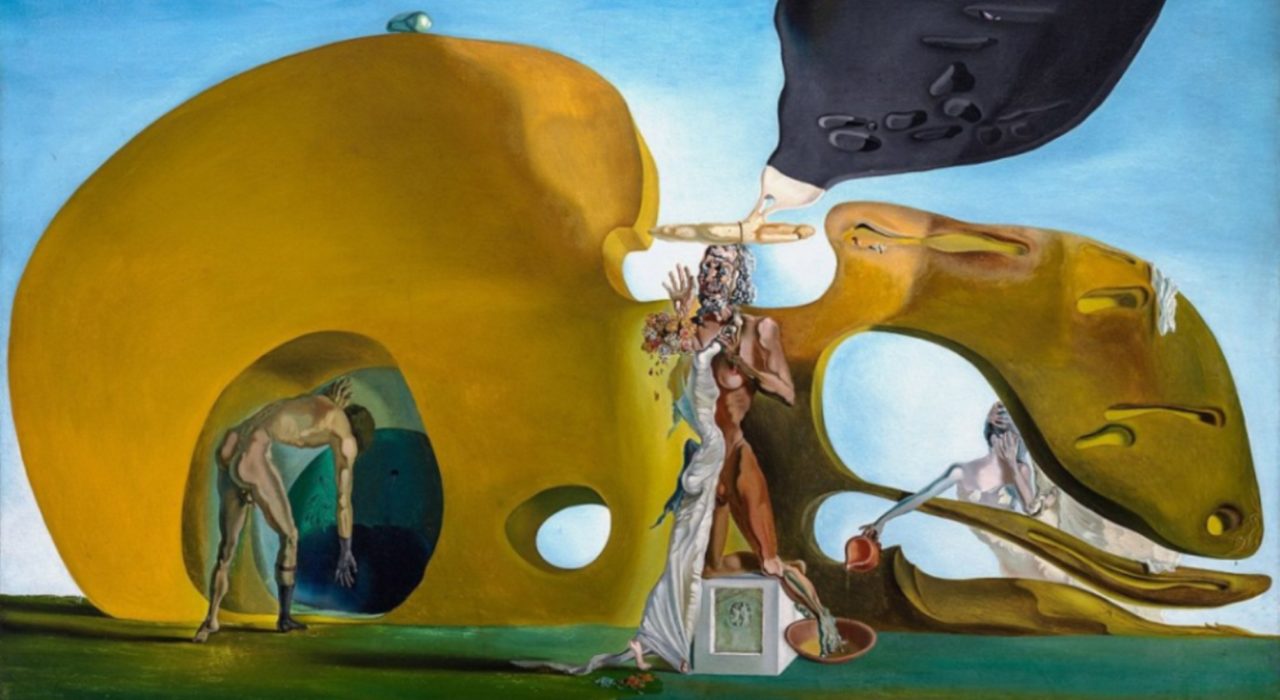 Imagem: O Nascimento dos Desejos Líquidos (Salvador Dalí, 1932, detalhe)