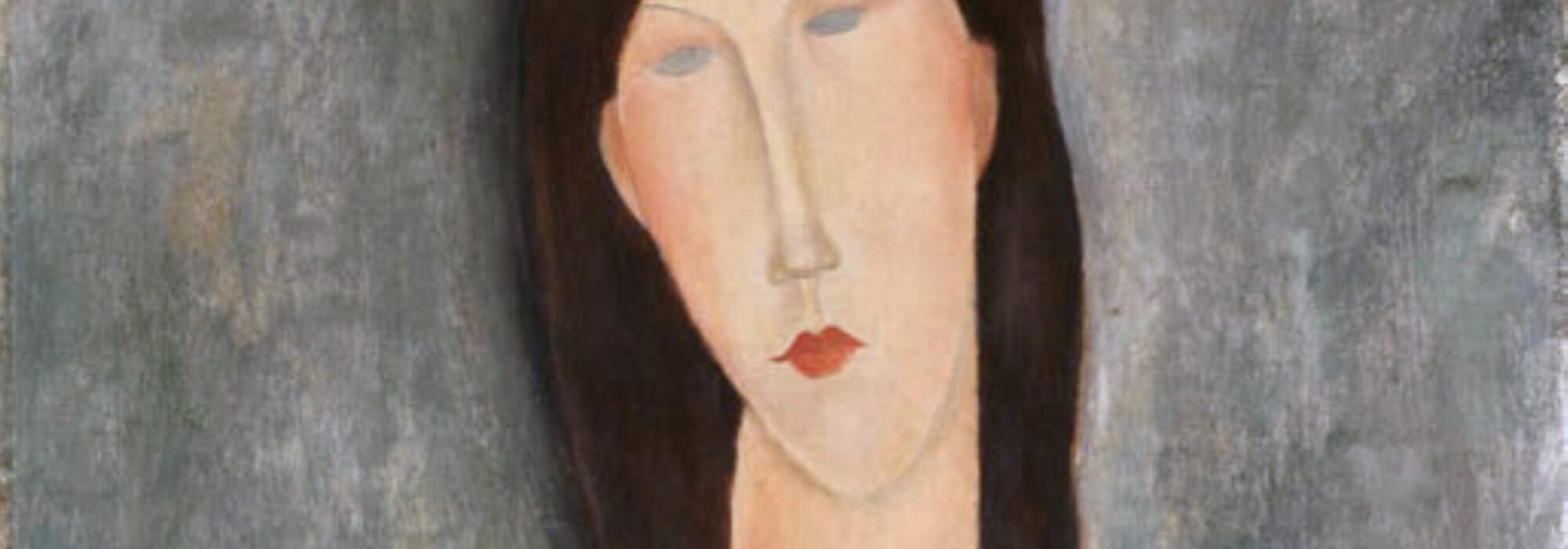 Imagem: Busto de Mulher (Modigliani, 1919, detalhe)