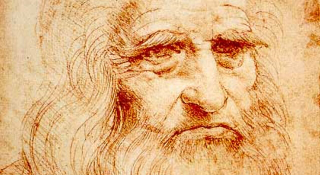 Imagem: Autorretrato de Da Vinci (Da Vinci, 1512/1515, detalhe)