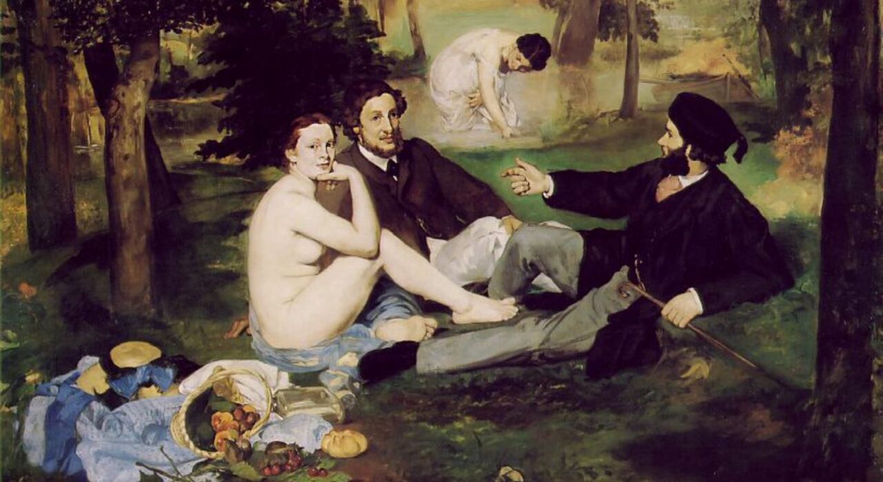 Imagem: Almoço na relva (Manet, 1863)