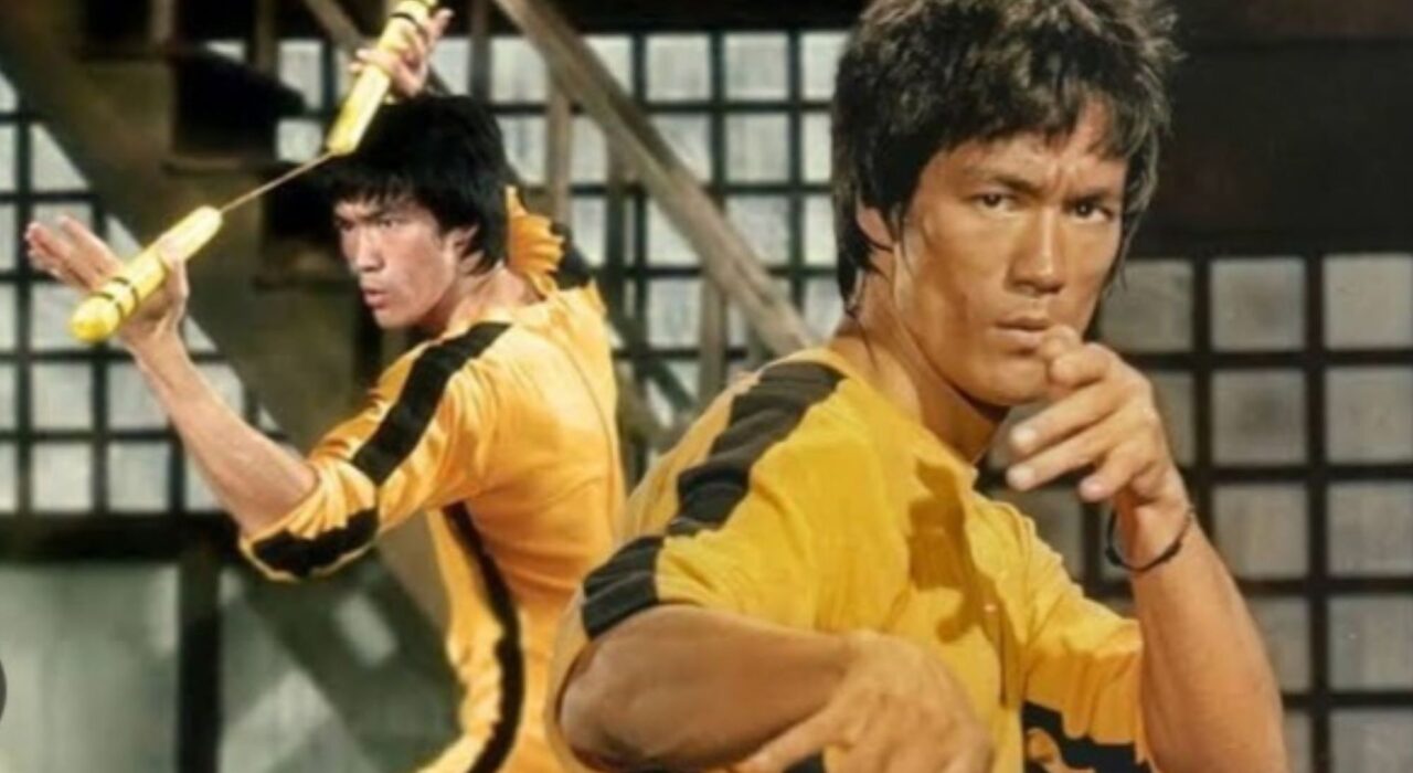 Foto: Bruce Lee em O Jogo da Morte (1978)