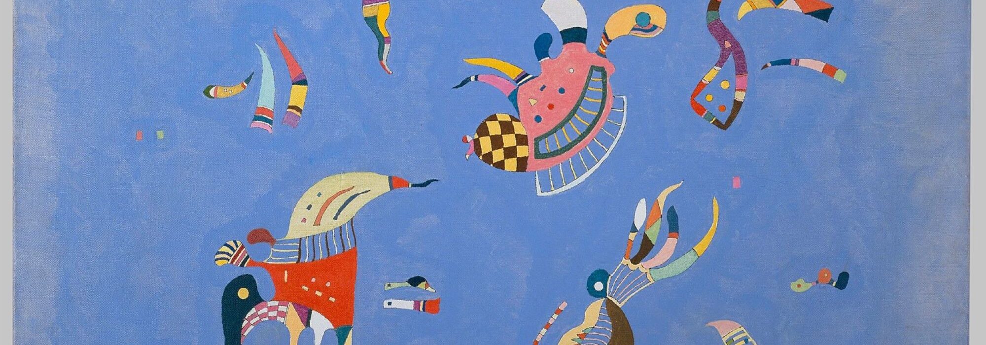 Imagem: Céu Azul (Wassily Kandinsky, 1940, detalhe)