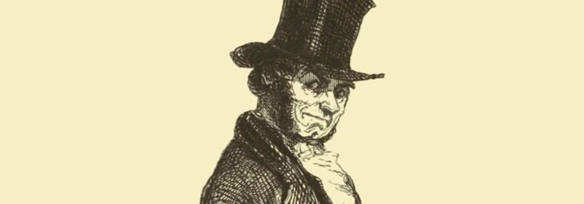 Ilustração: Vautrin retratado por Daumier (séc. XIX)