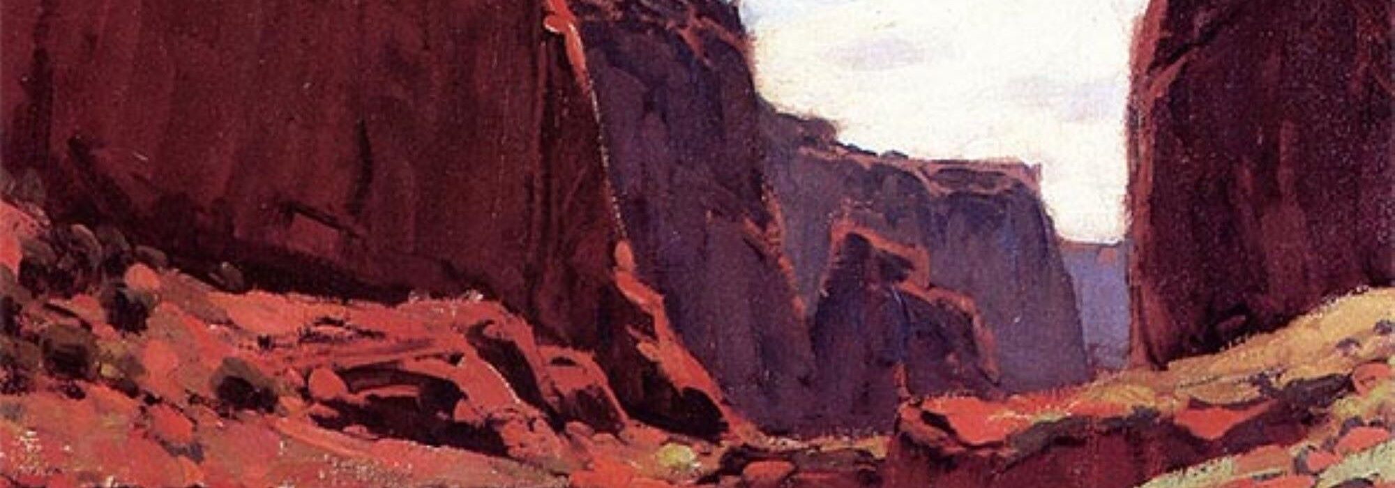 Canyon de Chelly (Edgar Alwin Payne, s.d)